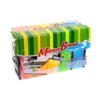 Губка для посуды Market Brand Megamax 5 шт 970-431