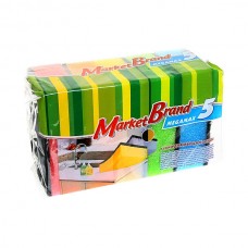Губка для посуды Market Brand Megamax 5 шт 970-431