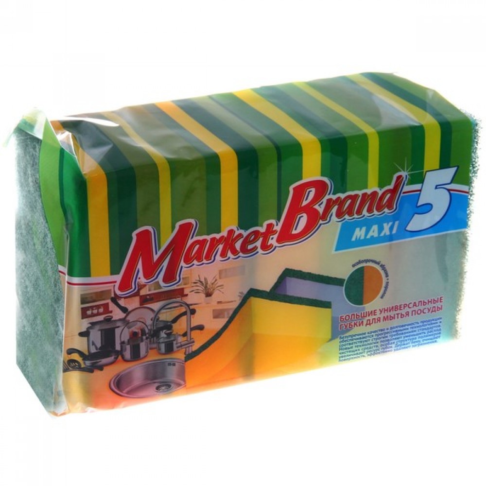 Губка для посуды BONUS 5 шт 
