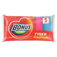 Губка для посуды BONUS 5 шт