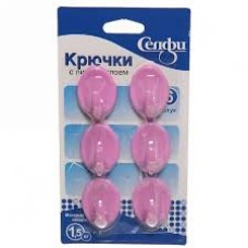 Крючки самоклеющиеся ИДЕЯДОМА 6шт 906-207
