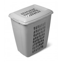 Корзина для белья Молетта 45л пыльно-серый 974-134