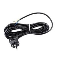 Шнур с вилкой 1,8м 3х0,75 черный