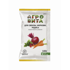 Удобрение Агровита Для свеклы, моркови, редиса 100гр Нов-агро