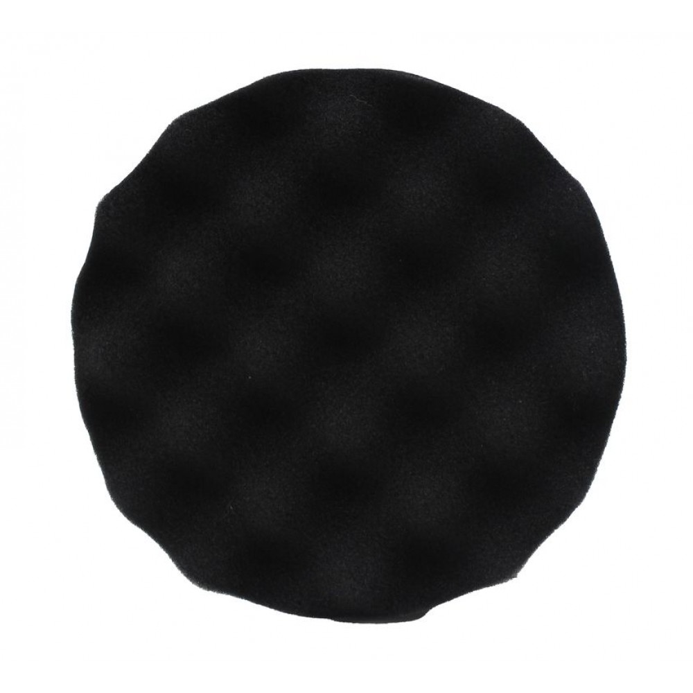 Губка для полировки самоцепляющаяся 150мм черная F-PSP150W/B 48509