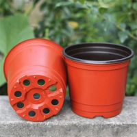 Горшок 3 л круглый коричневый V3 PLAST 46