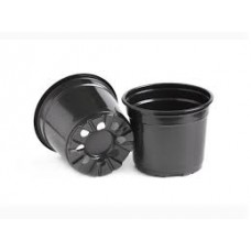 Горшок 7,5 л круглый черный