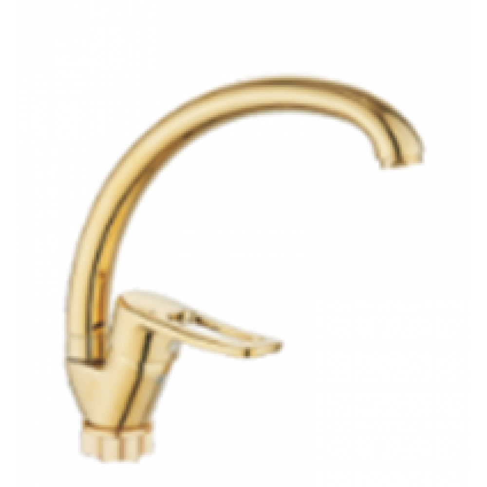 Смеситель для кухни с высоким изливом P59150-4N золото