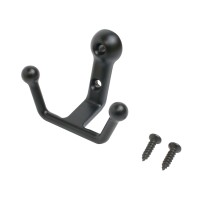 Крючок-вешалка Стандарт 308 BL черный мат. (15782)