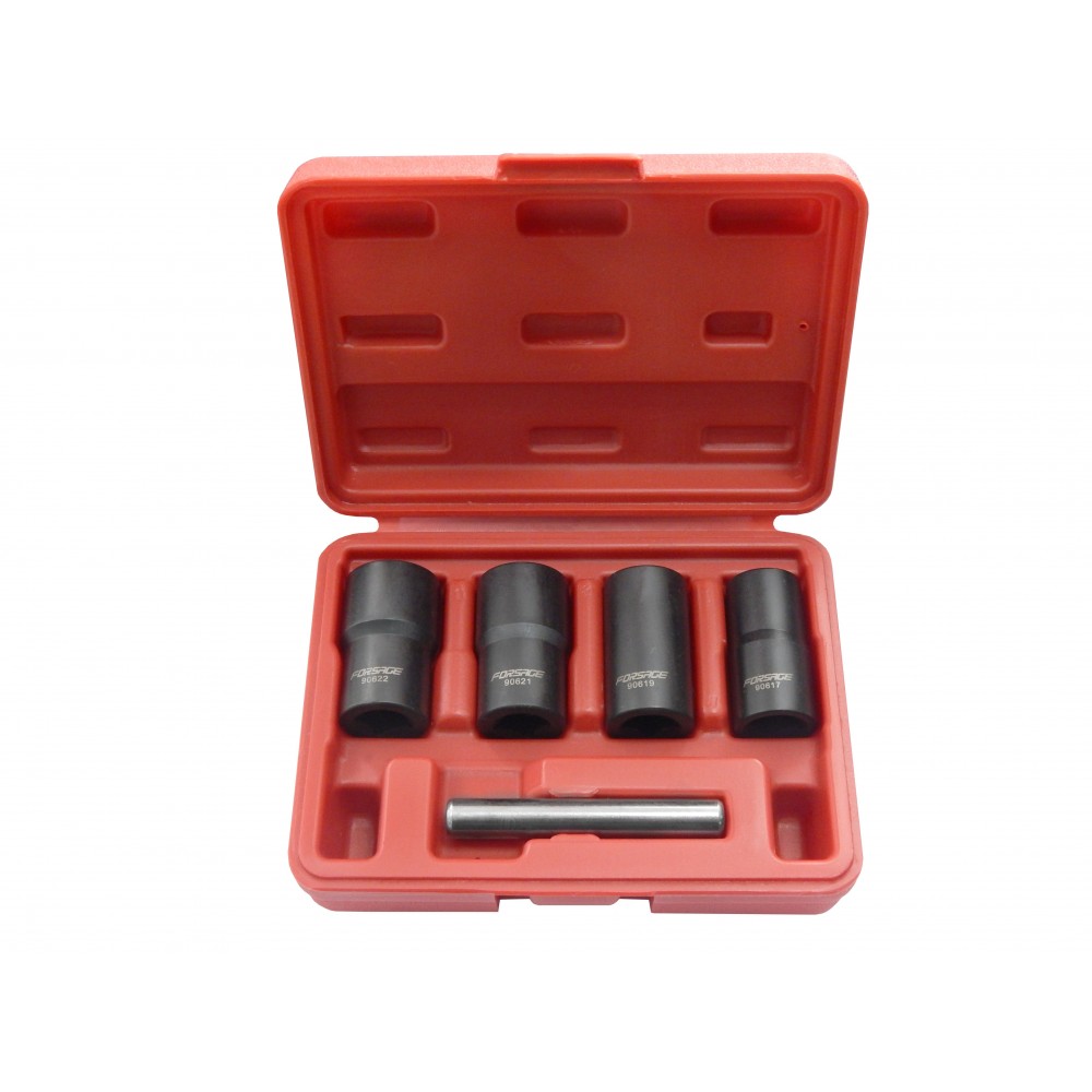 Набор головок-экстракторов для поврежденных болтов/гаек 5пр. 1/2"(17,19,21,22мм) F-906U2 6789