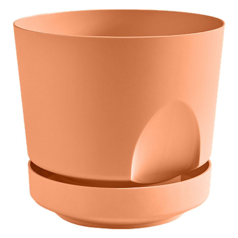 Кашпо Тренд 0,8л Карамельный КШ-4158 Кашпо Тренд 0,8л Карамельный КШ-4158