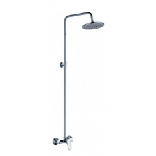 Смеситель+стойка для душа КС ДЕНТ нерж душ D200 458813