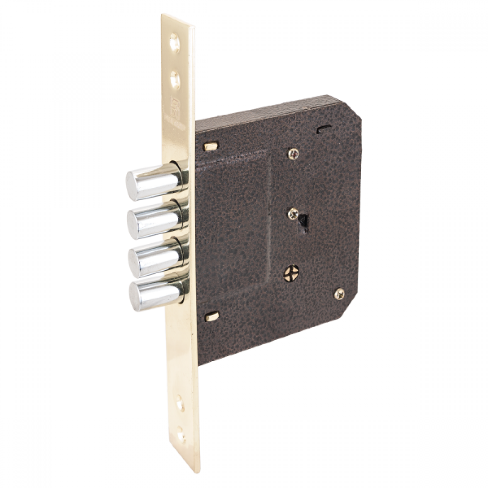 Замок врезной Аллюр б/руч 189-4 латунь крест. ключ 1090 Замок врезной Аллюр б/руч 189-4 латунь крест. ключ 1090