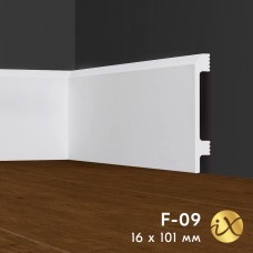 Плинтус напольный ударопрочный XPS F09 (101*16*2000 мм)