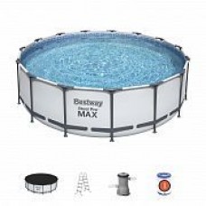 Бассейн каркасный круглый 457*122см (3 аксессуара) Bestway(56438) 810-460 АКЦИЯ 20% 