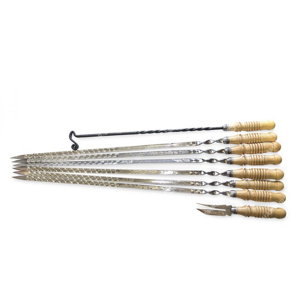 Шашлычный набор - Владимирский централ с гравировкой 02-72-sh