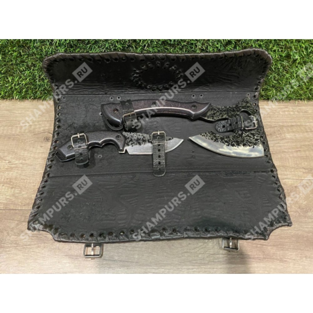 Сумка-смотка с топором и ножом 33-50-sh