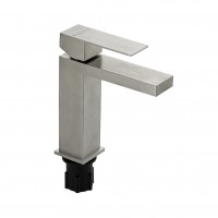 Смеситель для раковины MAGNUS квадратный корпус из стали 304 сатин 9155