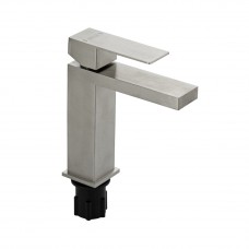 Смеситель для раковины MAGNUS квадратный корпус из стали 304 сатин 9155 Смеситель для раковины MAGNUS квадратный корпус из стали 304 сатин 9155