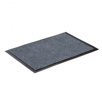 Коврик влаговпит. ребристый 80х120см Т202/1 серый