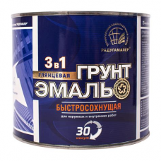 Грунт-эмаль по ржавчине 3 в 1 Голубая Радуга 0,9 кг