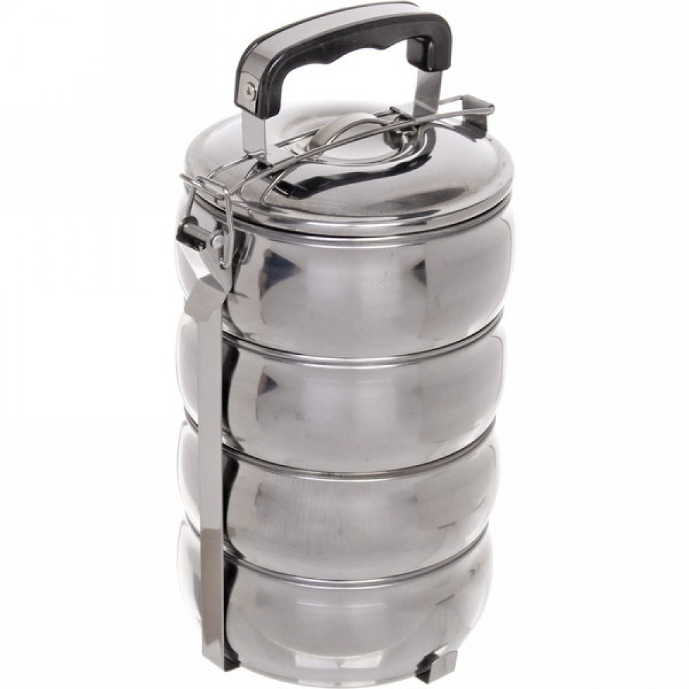 Контейнер для продуктов металлический 13,5*22 см 4 уровня 306-297