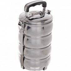 Контейнер для продуктов металлический 13,5*22 см 4 уровня 306-297