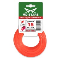 Леска для триммера STAR LINE звёздочка 1,6мм х 15м SL 16-15