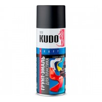 Грунт спрей для пластика Черный KUDO 520 мл (KU-6002)