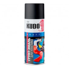 Грунт спрей для пластика Черный KUDO 520 мл (KU-6002)