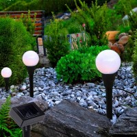 Гирлянда для улицы Светящийся шар 3,5м 6 ламп IP-54 Белый солнечная батарея 725-0762