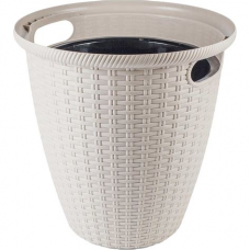 Кашпо Rattan 30л/16л белоснежный жасмин InGreen