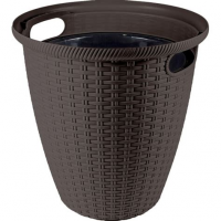 Кашпо Rattan 50л/27л горький шоколад InGreen