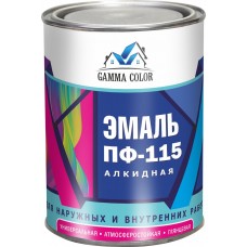 Эмаль ПФ-115 Gamma color 0.8 кг в ассортименте АКЦИЯ 10%ХХХХХХХХХ