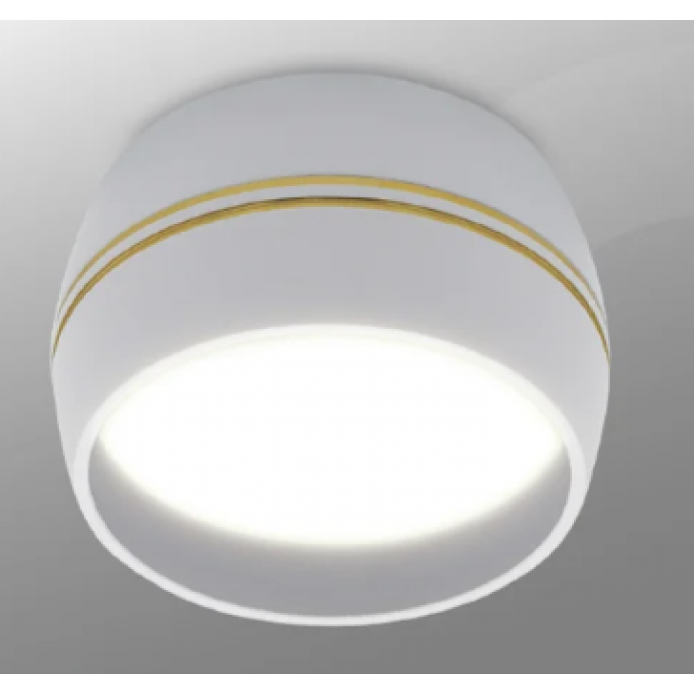 Светильник потолочный НПБ DECO-GX53-RS-WG под GX53 90х51мм белый 
