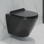 Унитаз K505BM подвесной черный матовый безободковый EG070003 Унитаз K505BM подвесной черный матовый безободковый EG070003