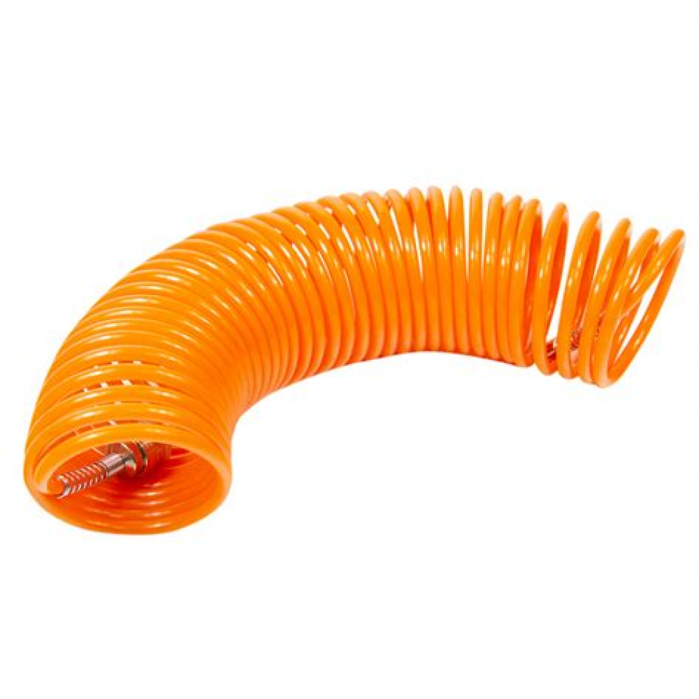 Шланг спиральный для компрессора   PU 6мм Х 8мм Х 25м. (15 Aтм) ШPU6x8x25