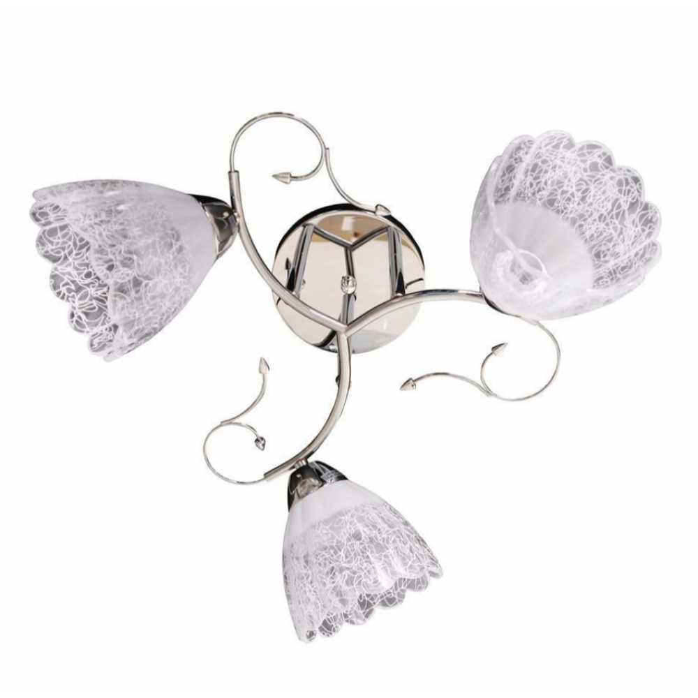 Светильник потолочный  10107/3CR WT