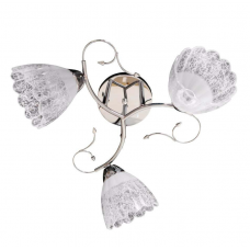 Светильник потолочный  10107/3CR WT