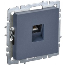 Розетка 1-я RJ45 РК10-БрМ маренго ИЭК