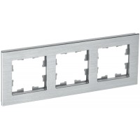 Рамка РУ-3-БрА тройная алюм ИЭК