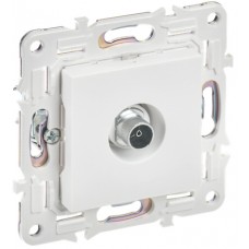 Розетка 1-я TV SK-A12W арк. белый IEK оконечная