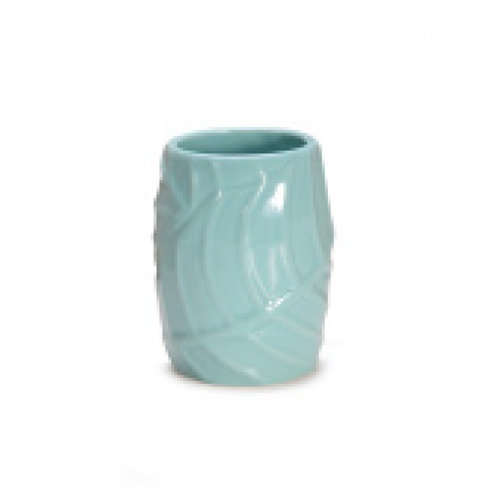 Стакан для зубных щеток керамика Листок мятный CE2130DA-TB