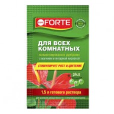 Удобрение для всех комнатных растений 10 мл Bona Forte Красота 