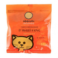 Приманка гранулы от грызунов 100г Грызунофф