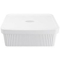 Лоток с крышкой VELVET 20л белый