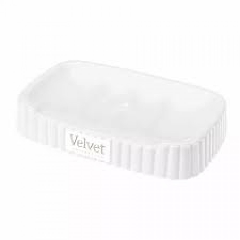 Мыльница VELVET 138х87х25мм белый