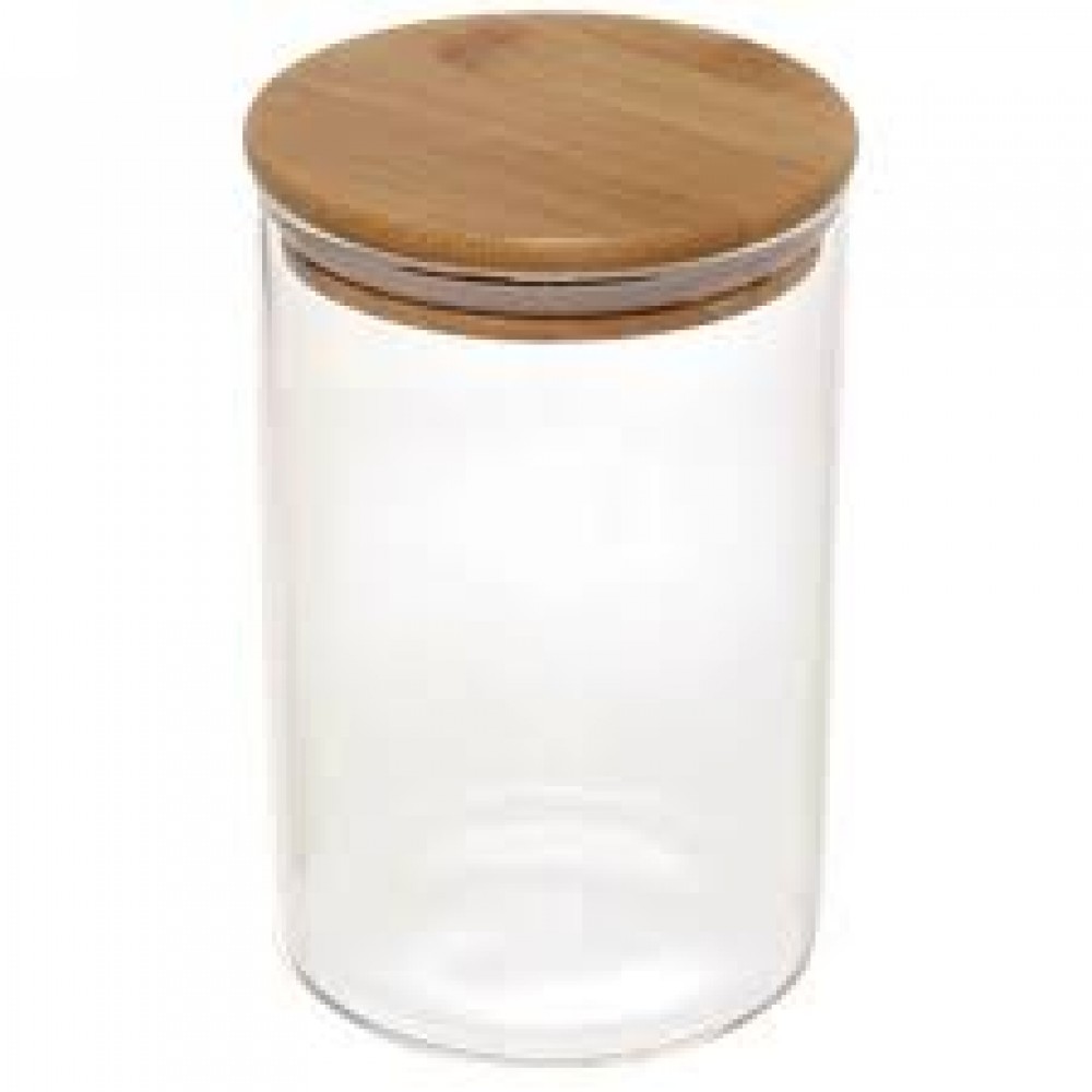 Банка с бамбук. крышкой Хай-тек 200мл стекло 300-370 Банка с бамбук. крышкой Хай-тек 200мл стекло 300-370