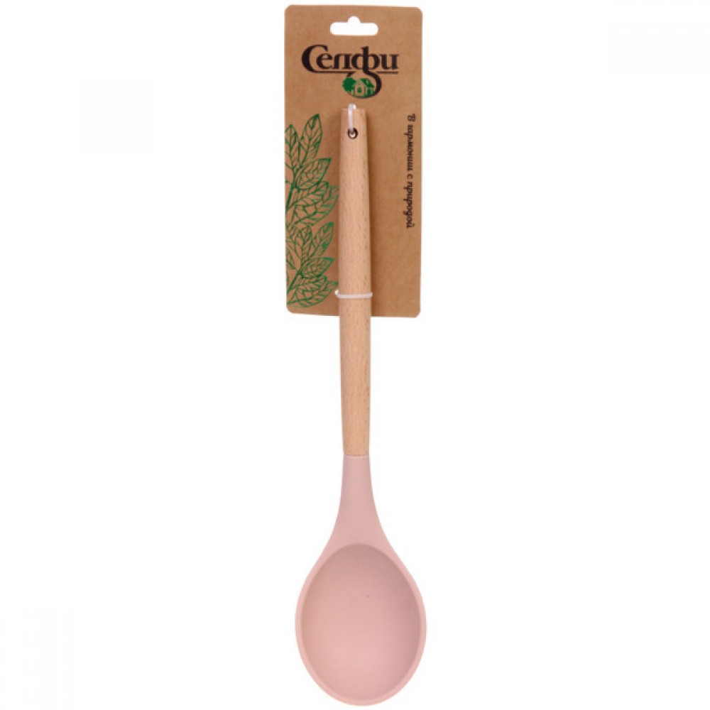 Ложка силиконовая CooKstyle розовая 312-0850