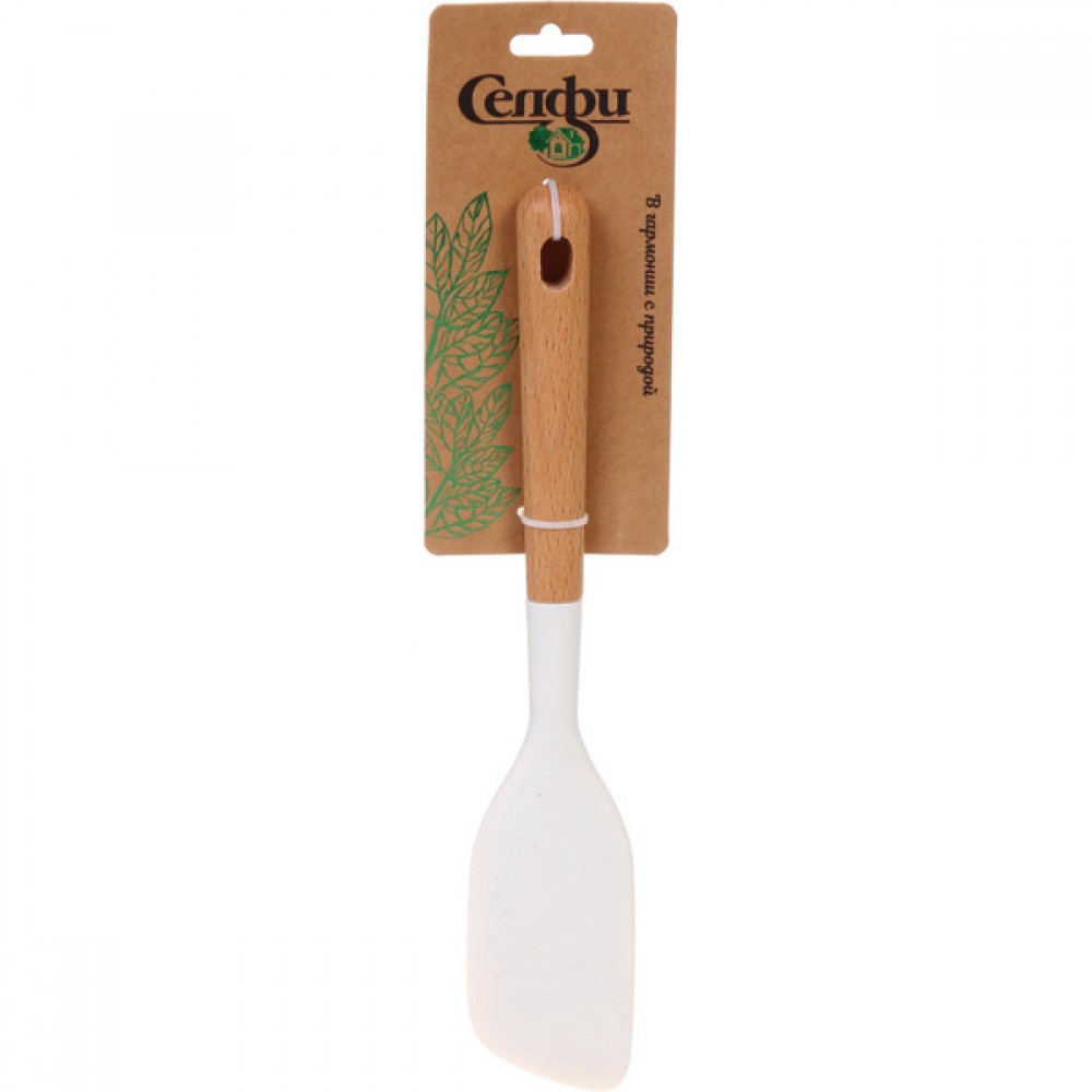 Лопатка со скошенным краем силиконовая 28х5см CooKstyle 312-0833